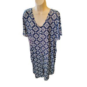 NWT LuLaRoe "Xanthe" Women's L Blue Romper